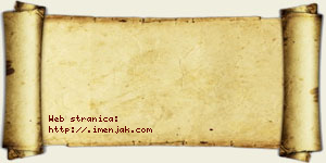 Jasmina Damnjanović vizit kartica